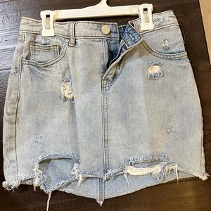 Denim skirt size small